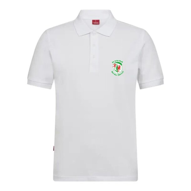 Engel Polo-Shirt HV Grün-Weiß Werder weiß