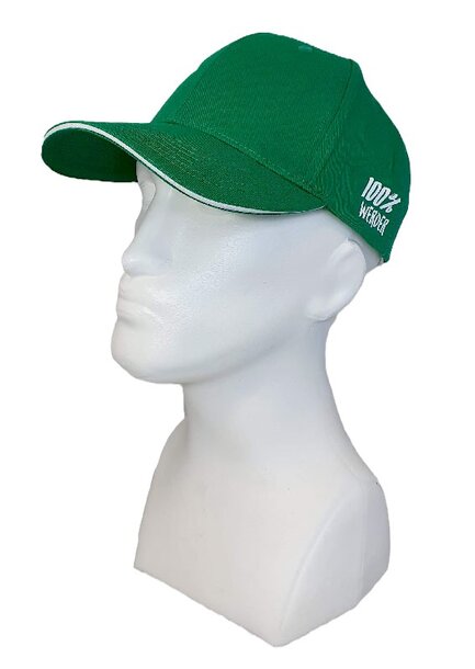 Basecap „100% Werder“ – grün/weiß