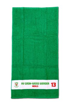 Handtuch mit bedruckter Bordüre „Handball Werder (Havel)“